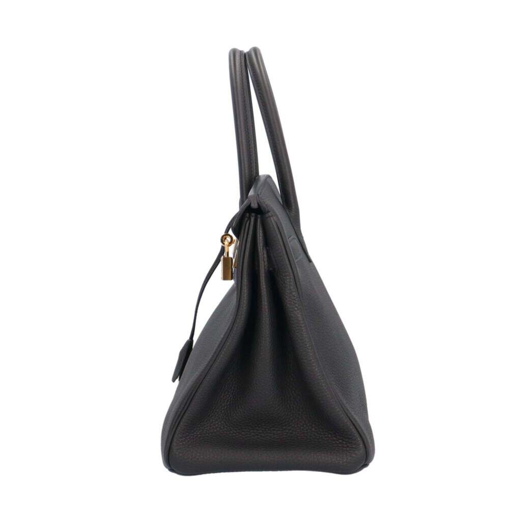 Hermes Pre-owned Hermès Birkin 30 handbag, Togo black, women's. - Picture 5 of 10